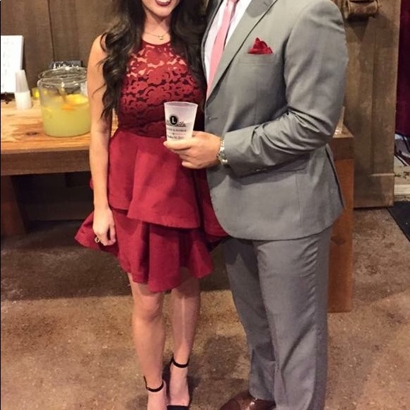 Revolve Red Cocktail Dress - Picture 5 of 6